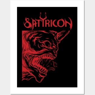 Satyricon evil metal band Posters and Art